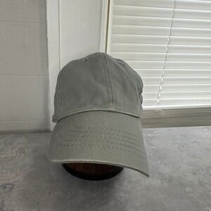 Mens Gray Baseball Cap Casual Hat Dad Hat Adjustable Strapback